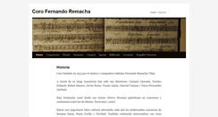 Desktop Screenshot of corofernandoremacha.com