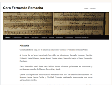 Tablet Screenshot of corofernandoremacha.com